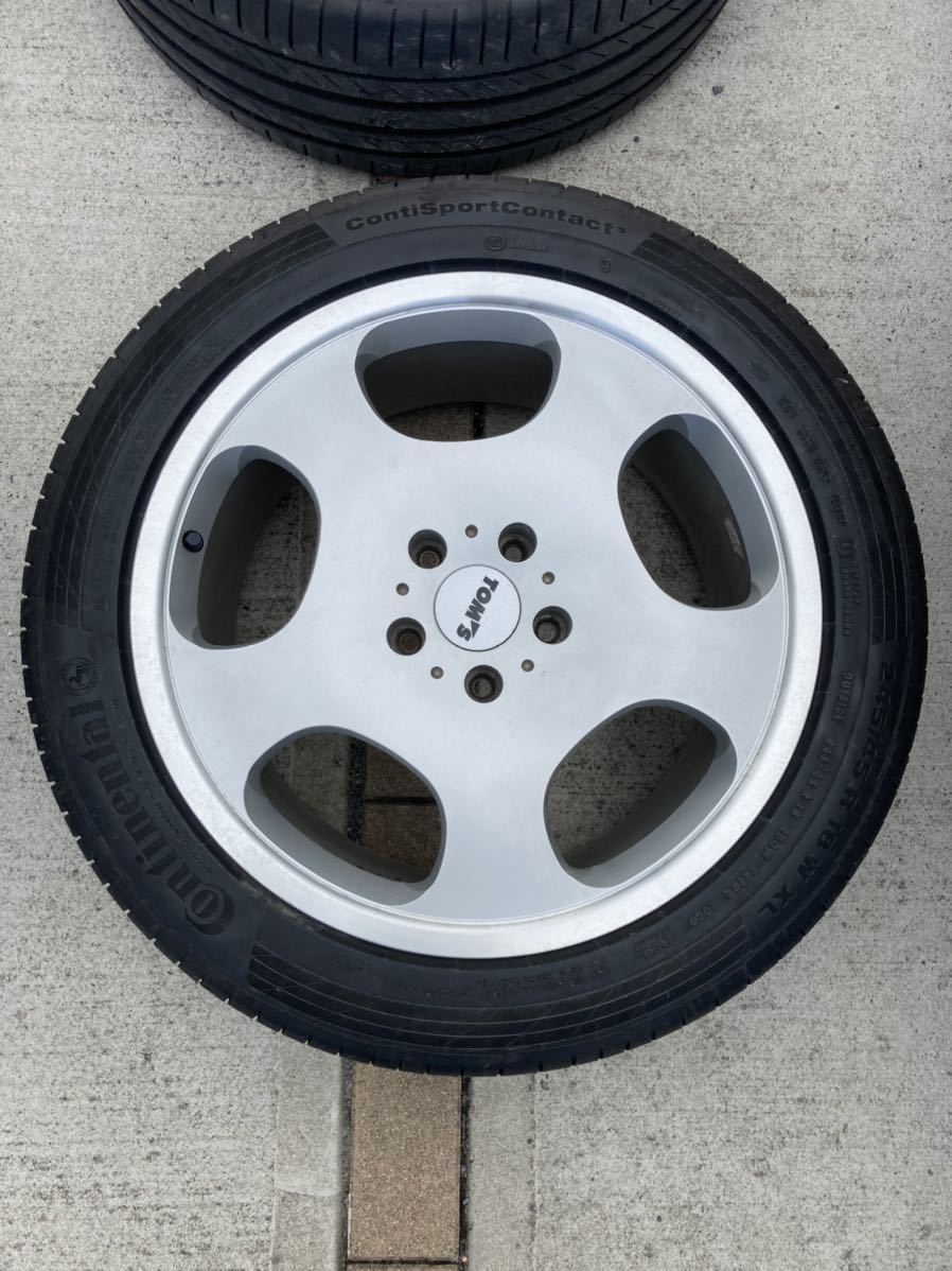 TOM'S 18インチホイールセット 希少 ガリ傷無し VP-1 TOM'S 18インチ