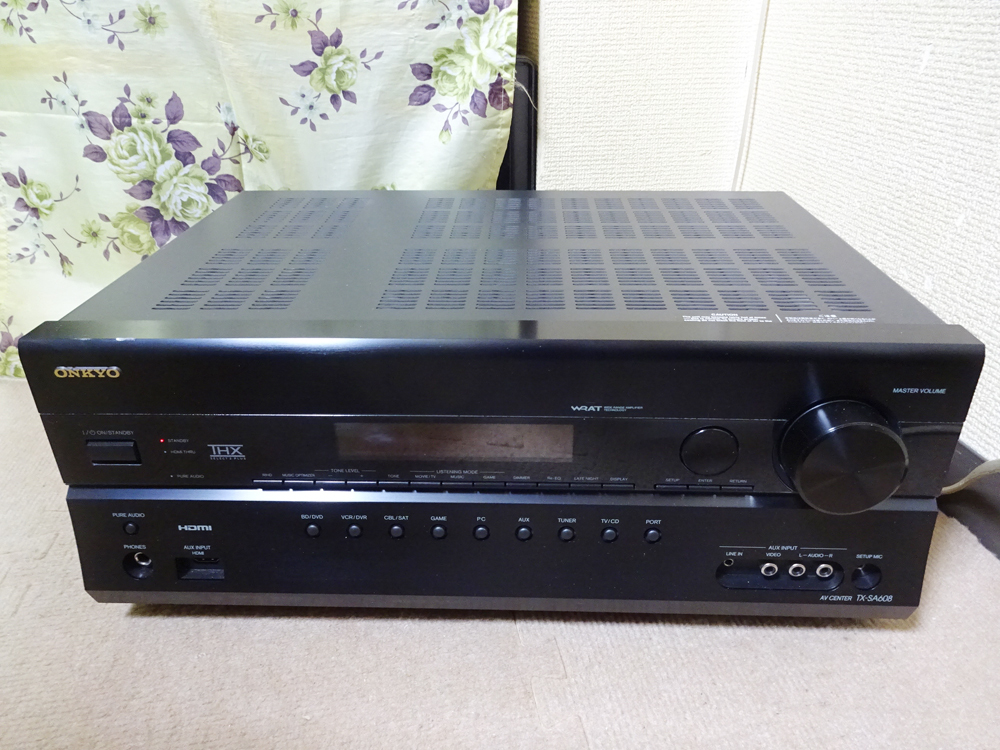 ONKYO／オンキョー 7.1ch AVセンター TX-SA608 わりと綺麗 ONKYO TX