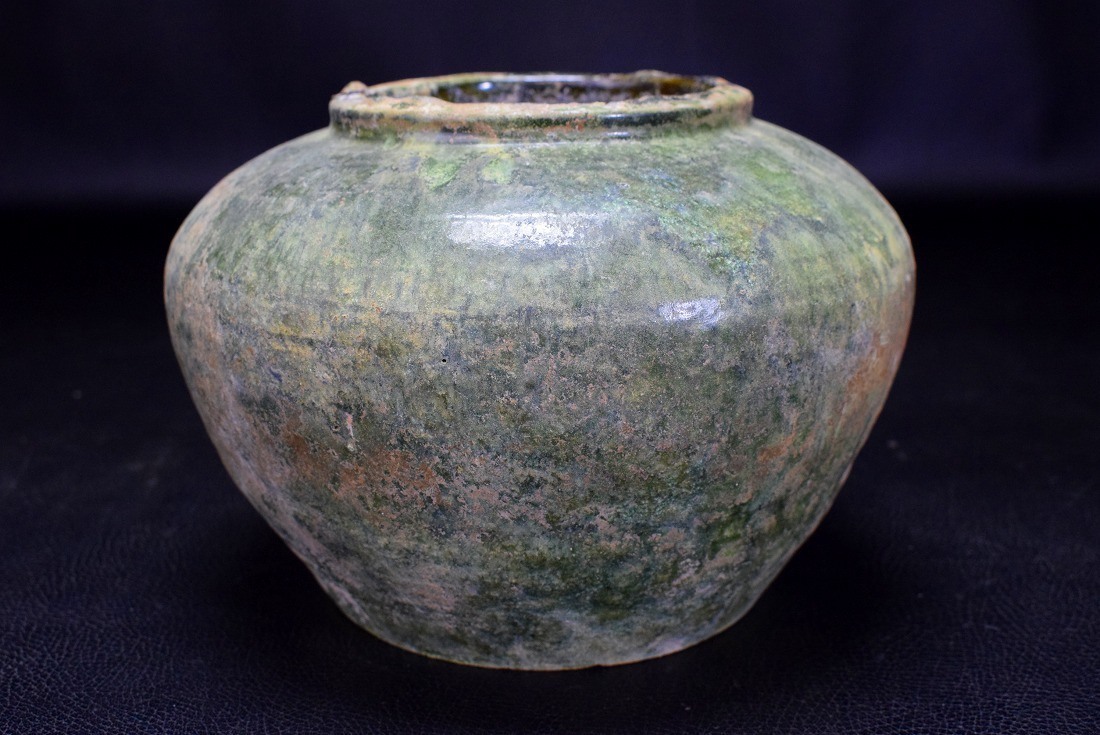 花瓶 唐物 時代物 壺 中国 中国古玩 - 中国美術 中国陶器 NK24725 花入 壷