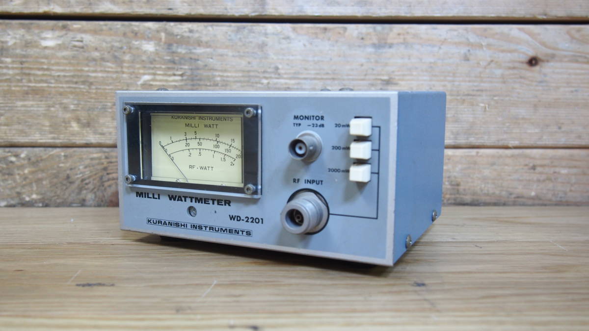 ☆(F0331-22)KURANISHI クラニシ WD-2201 MILLI WATTMETER ミリワット