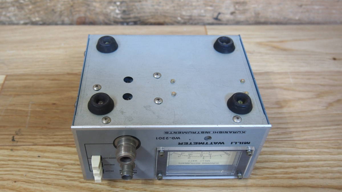 ☆(F0331-22)KURANISHI クラニシ WD-2201 MILLI WATTMETER ミリワット