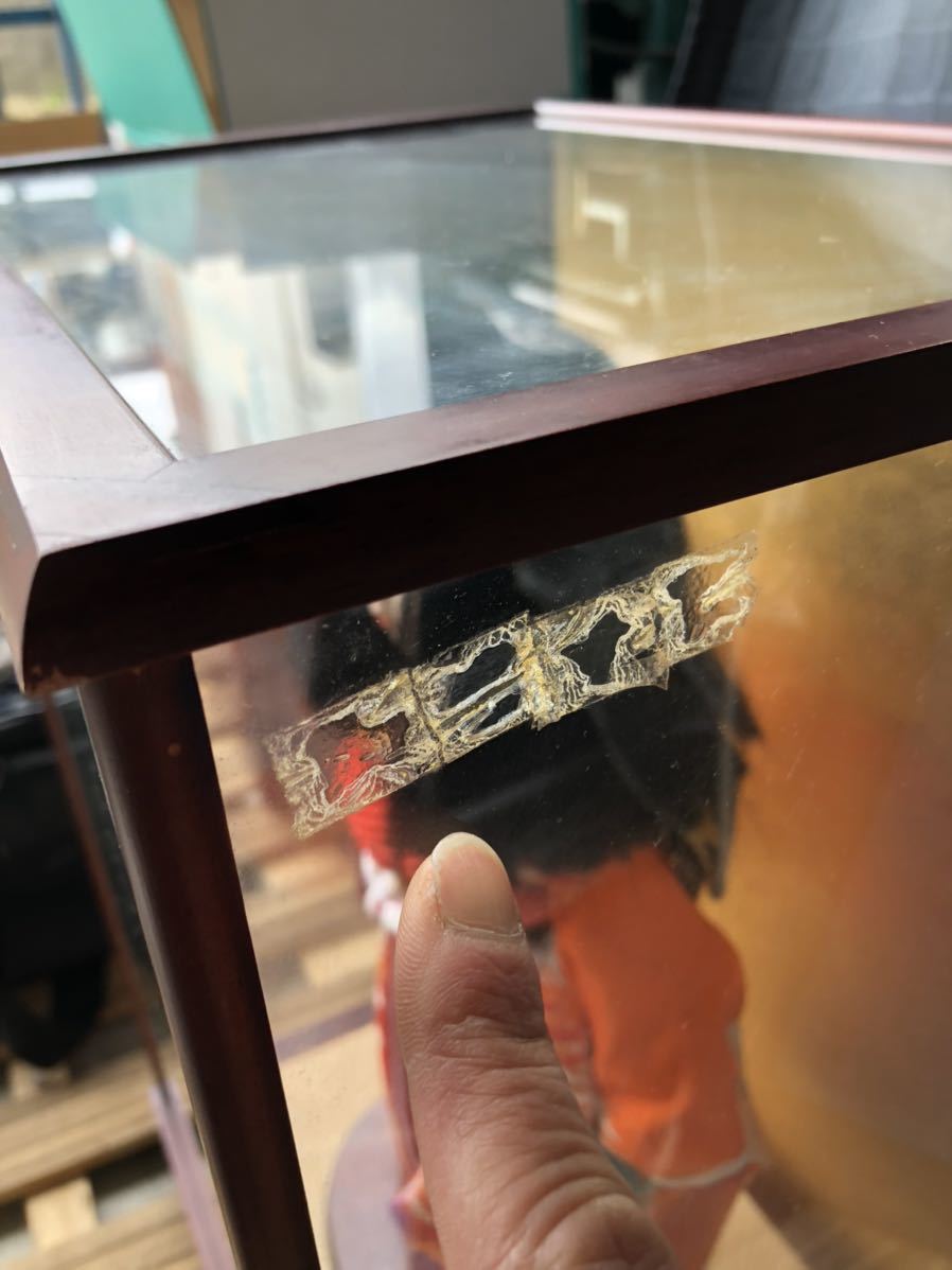 市松人形 吉徳大光 本絹 ガラスケース入り ◇ 伝統工芸品 日本人形