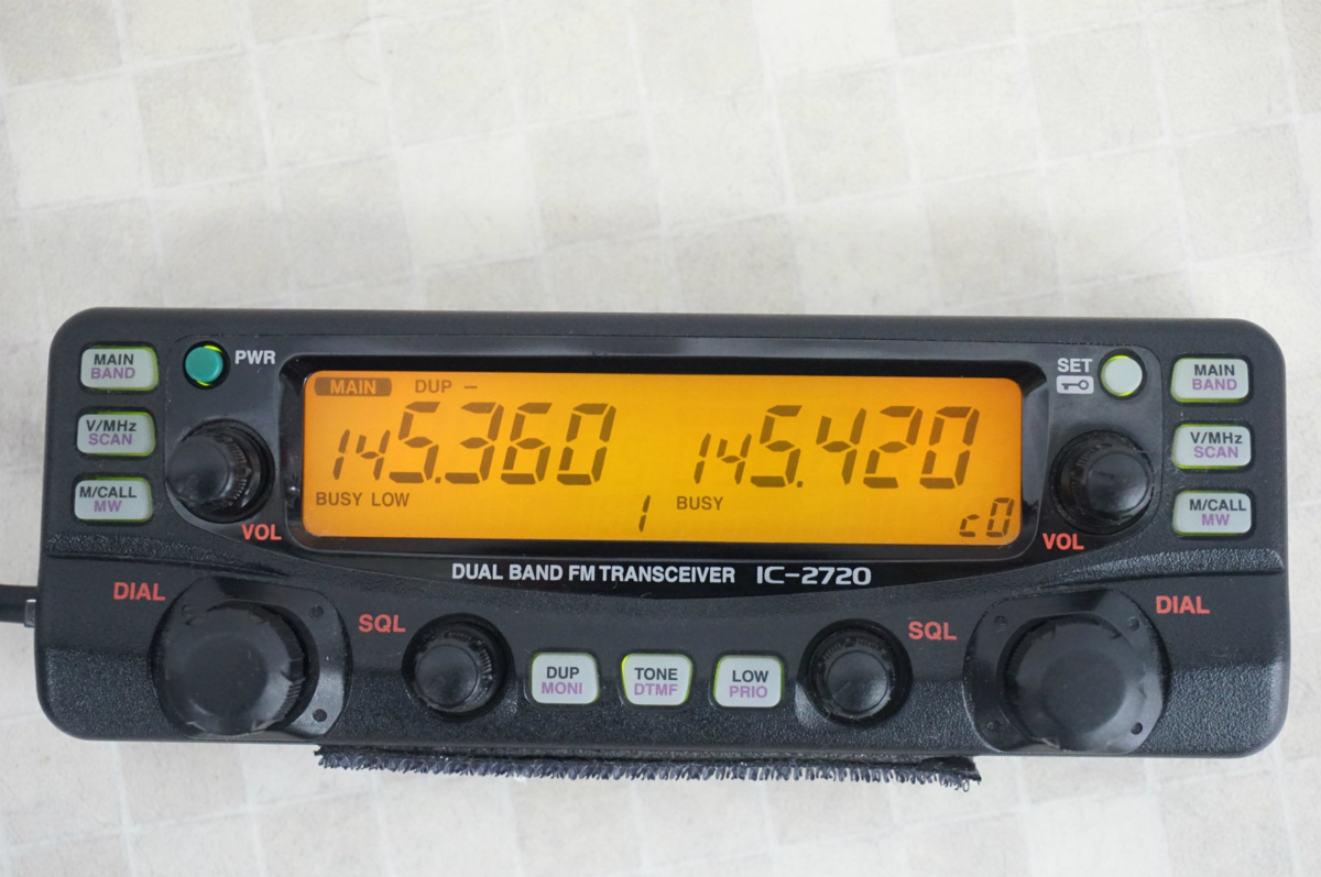 SK] ICOM アイコム IC-2720 IC-2720D DUAL BAND FM TRANSCEIVER