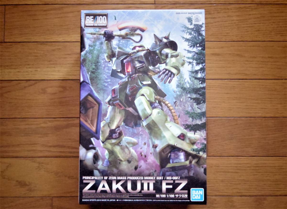 未組立 バンダイ RE／100 1／100 ザクII改 MS-06FZ 一種公式WEB