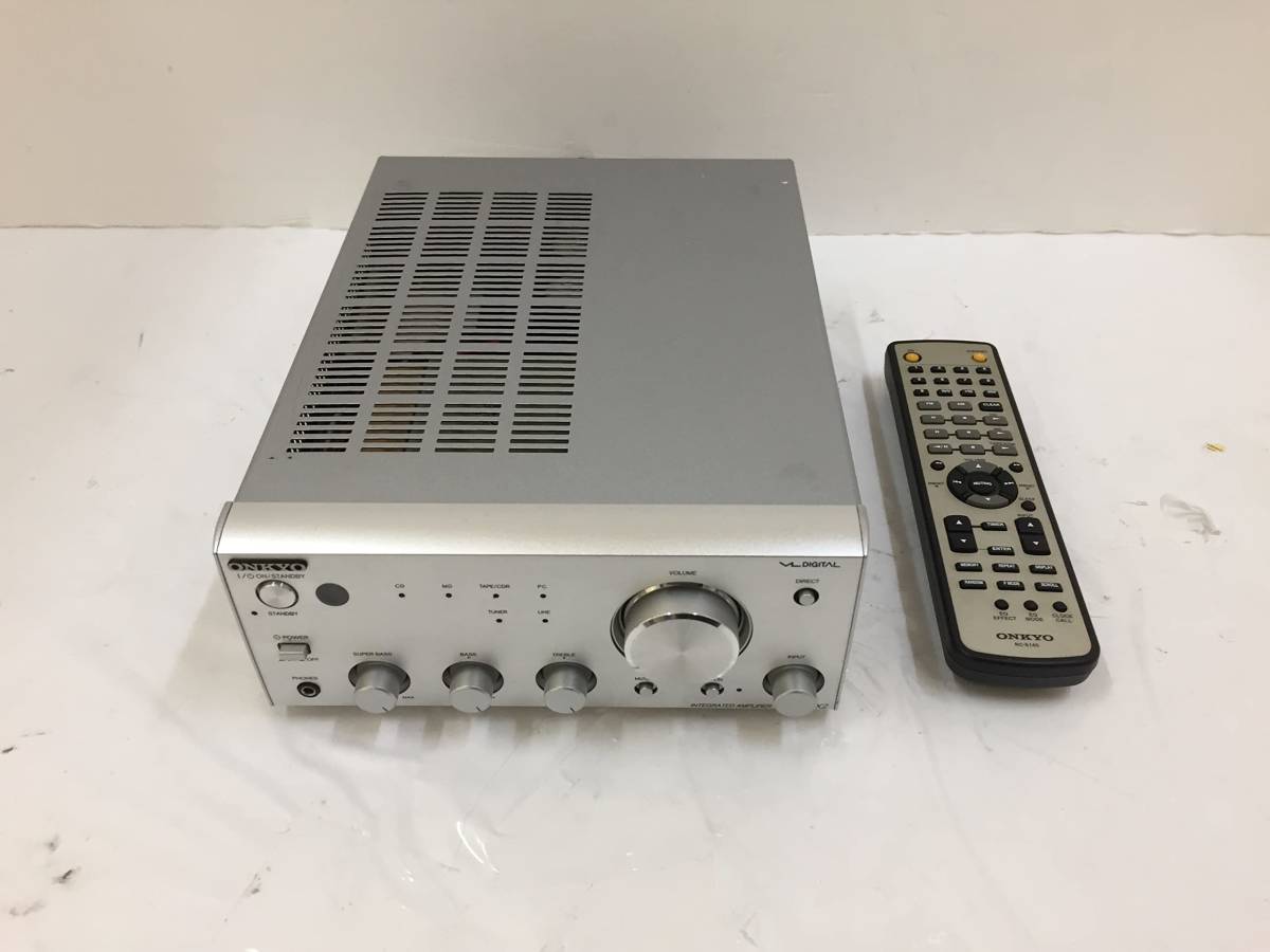 1】【A】ONKYO INTEC205 プリメインアンプ A-905FX2(S) シルバー 0405o