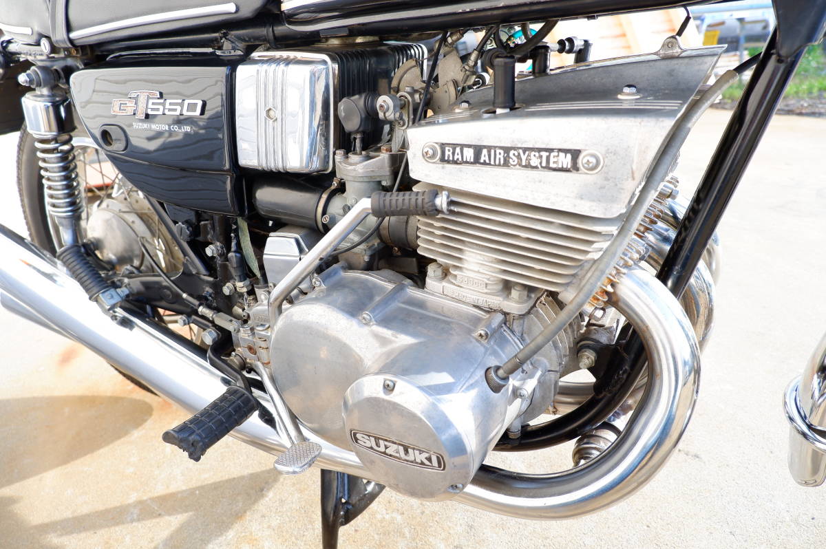 74y スズキ GT550 書付き エンジン始動OK ノーマル オリジナル 検索