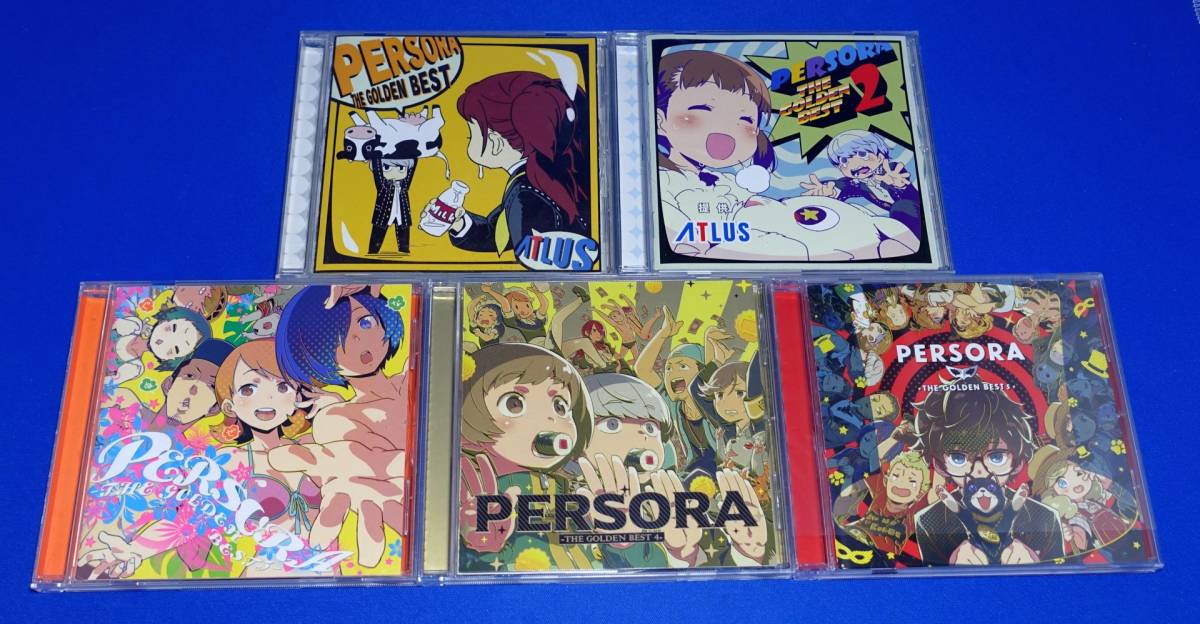 PERSORA GOLDEN -THE - BEST Golden | Set ペルソナストーカー倶楽部V 1～5セット 0 THE Best 1 for コンプリート・シングル