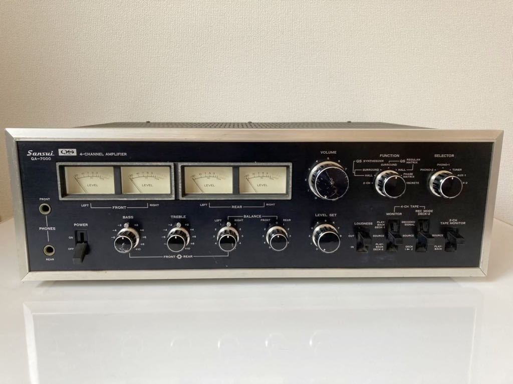 Sansui プリメインアンプ 【QA-7000】(山水 アンプ オーディオ機器 4