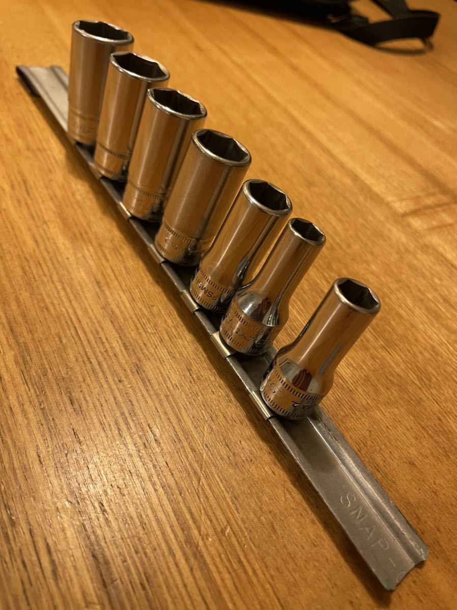  スナップオン snap-on セミディープソケットセット ヘックス ミリサイズ 7コマ(ソケットレンチ)｜売買されたオークション情報、yahooの商品情報をアーカイブ公開 - オークファン ソケットレンチ