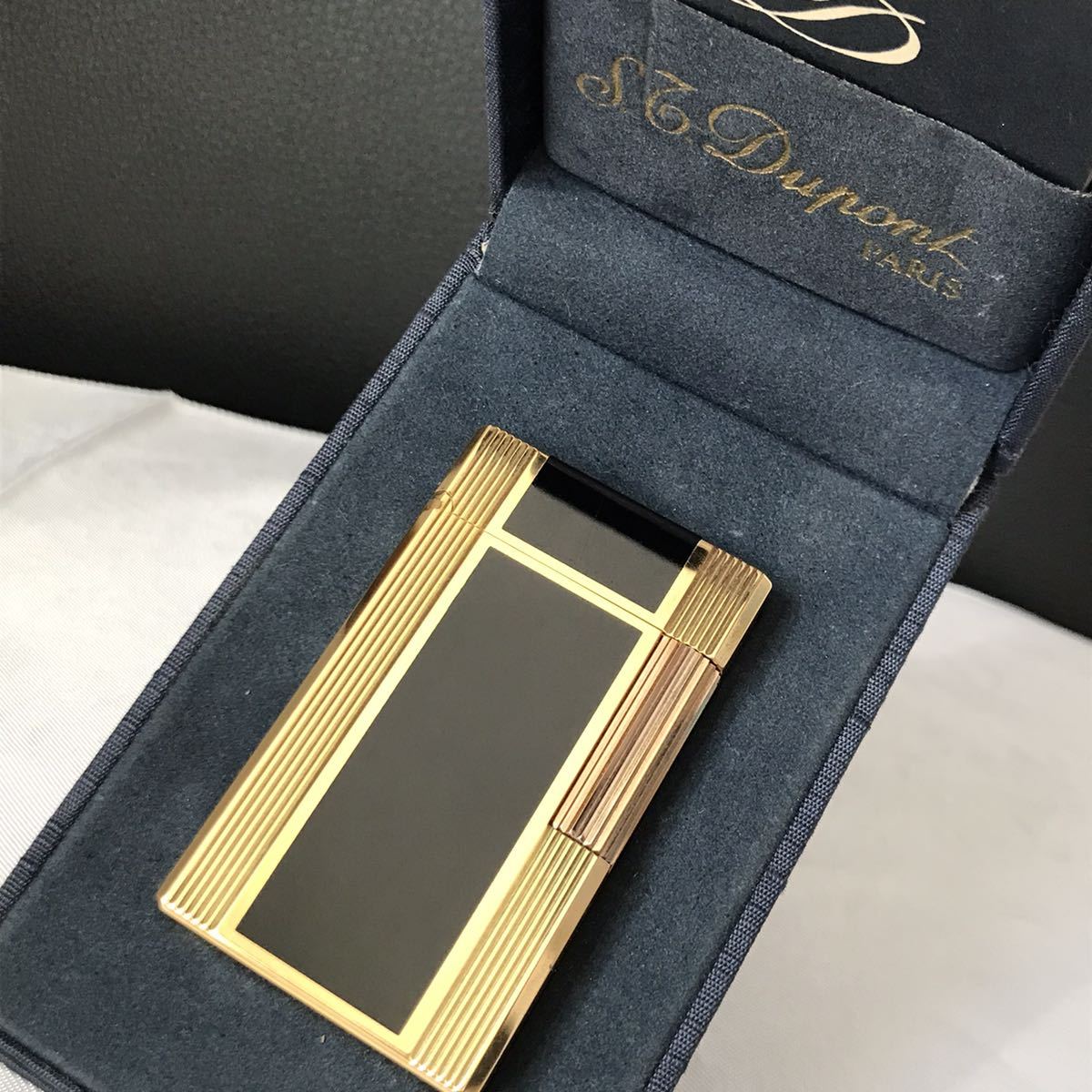 美品 S.T.Dupont デュポン ライン1 ロング ラッカー ローラー ガス 