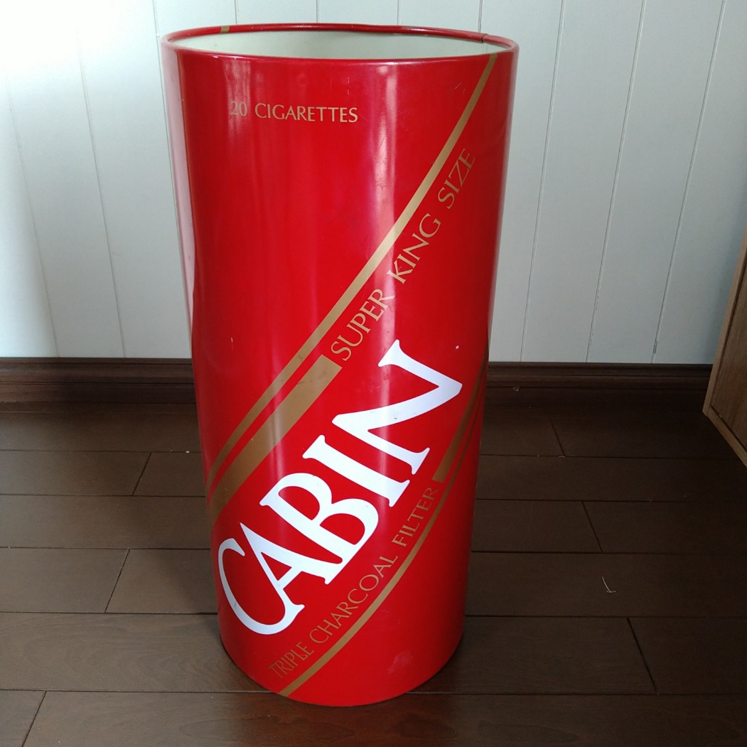ゴミ箱 キャビン Cabin ゴミ缶 タバコ 昭和レトロ 即納 最大半額 タバコ