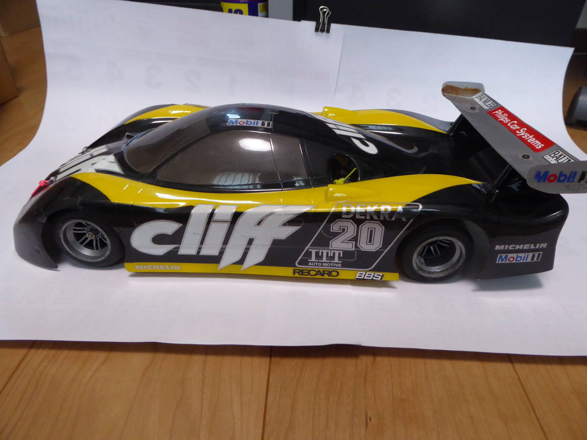 タミヤ　F103 アルミシャーシ　メカ無し　中古　ヴィンテージ タミヤ 1/10 F103 シャーシキット中古品 タミヤ F103 シャーシ