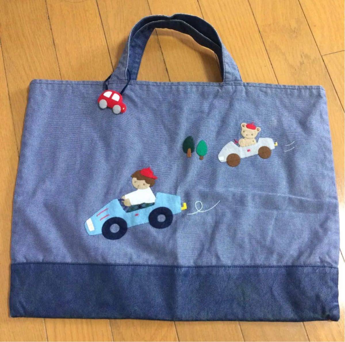 familiar デニム 車 レッスンバッグ familiar 車 デニム レッスンバッグ ファミリアの代表アイテム「デニム