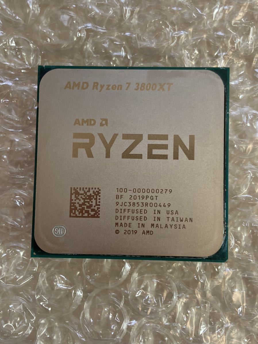 送料無料 中古 動作OK AMD Ryzen 7 3800XT / AM4 8C16T 3.9GHz 105W 