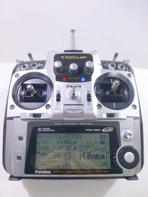 1000円～Futaba/フタバ 送信機？ T10CHP 10チャンネル PCM1024 通電OK
