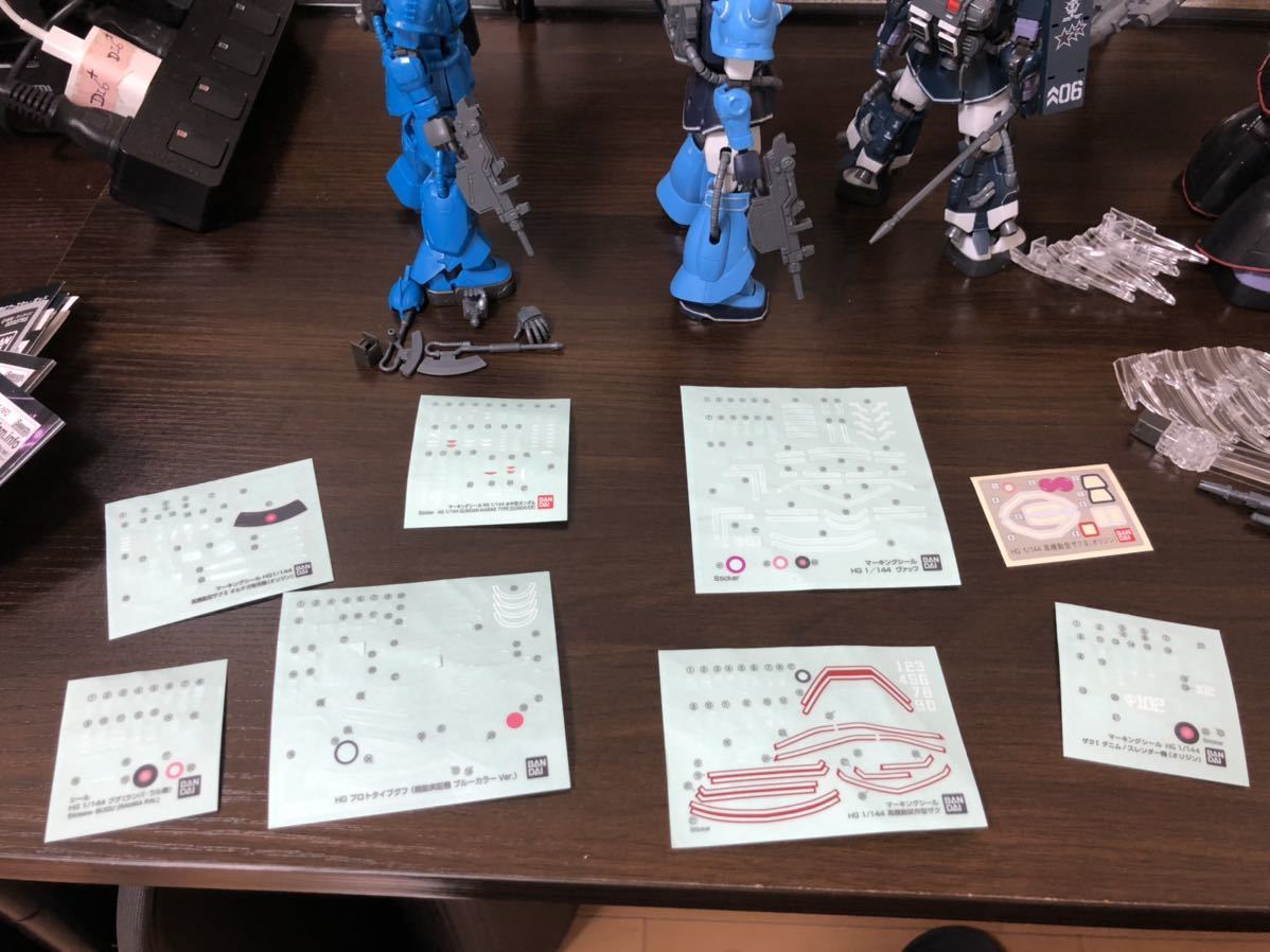 hg オリジン 水中型ガンダム プロトタイプグフ 高機動試作型ザク ブグ 