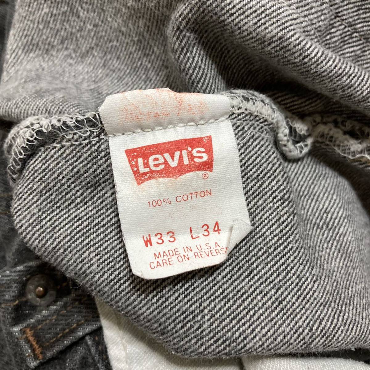 イソフラボン 様の専用品です。　USA製！93年　リーバイス501-0658 USA製！93年 リーバイス501-0658 先染めブラックデニムパンツ W30 90年製