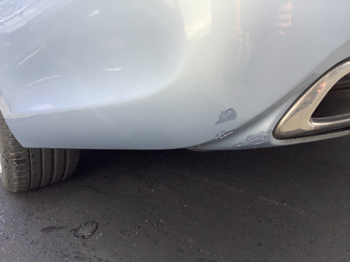 H21年 200系クラウン(GWS204)HV リアバンパー カラー8U8 中古品 即決  