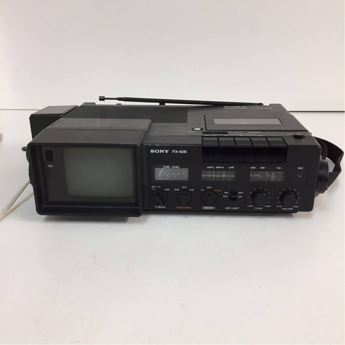 519 SONY ソニー FX-406 ラジカセ カセットレコーダー ラジオ TV 1979