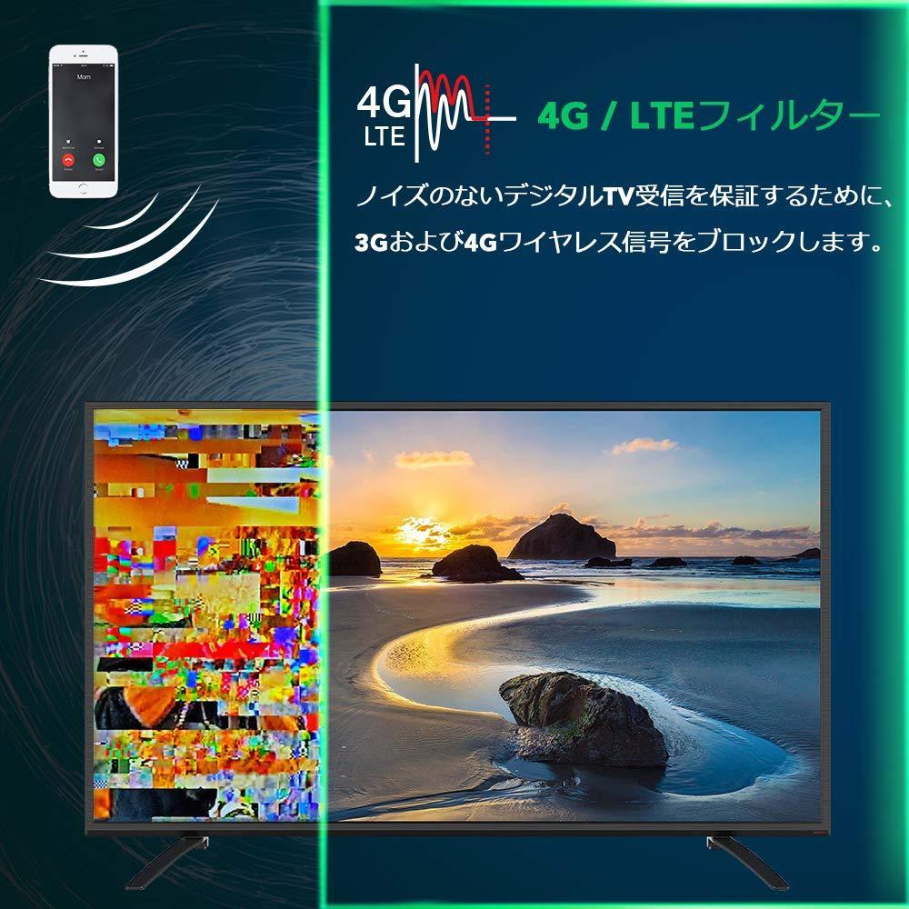[新品/送料無料] ANTOP 地デジアンテナ 室外 テレビアンテナ 地上デジタル UHF 屋外 地上波 ブースターアンテナ (LTEフィルター内蔵) 地デジアンテナ 屋外 テレビアンテナ 小型軽量 USB式 設置簡単