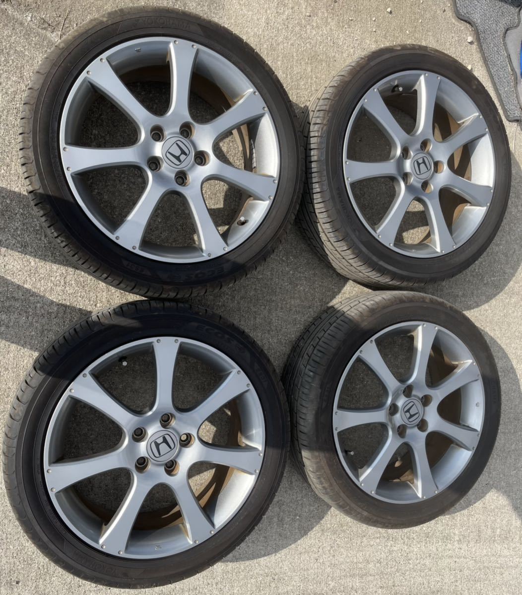 オデッセイ RB1 RB2 純正 ENKEI アルミ 18×7J 55 PCD114.3 225/45R18 4  