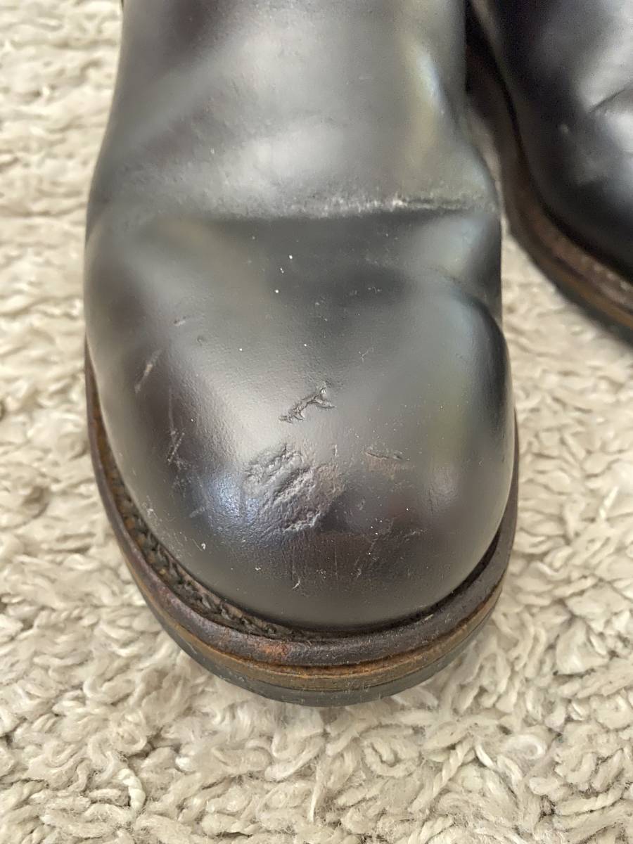 爆買い，最新作 REDWING 2268 エンジニアブーツ レッドウィング スチール ブラック サイド刻印 PT91 プリント羽タグ EngineerBoots MADE IN US size 7D(7インチ)｜売買されたオークション情報、yahooの商品情報をアーカイブ 7インチ