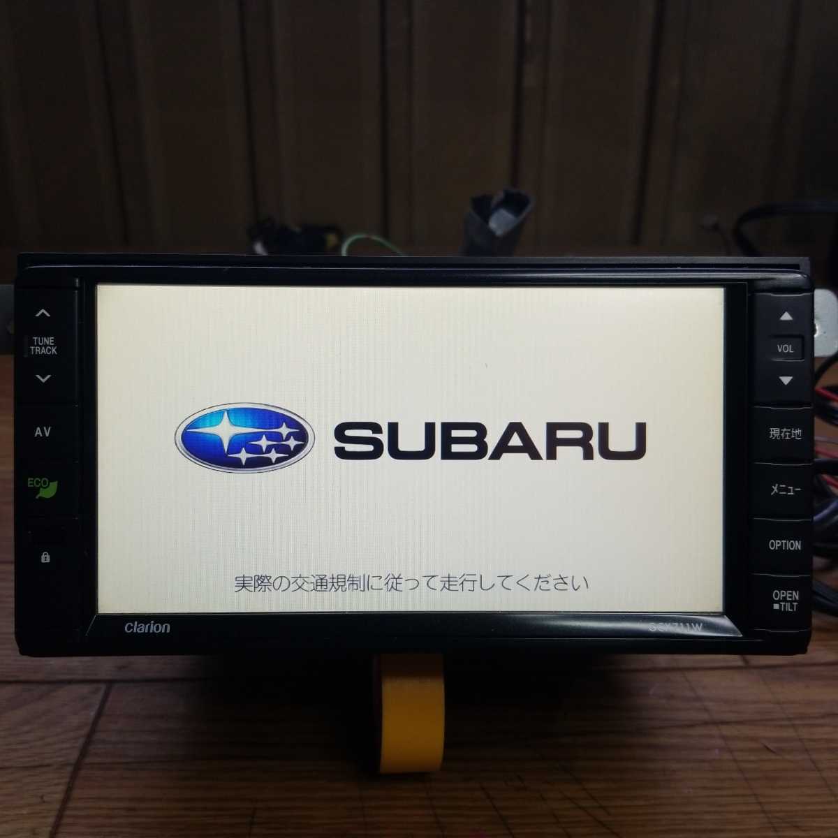  スバル 純正ナビ GCX711W クラリオン NX711 同等品 DVD Bluetooth テレビ フルセグ SDカード USB iPod OEM SUBARU Clarion(スバル)｜売買されたオークション情報、yahooの商品情報をアーカイブ公開 - オークフ スバル