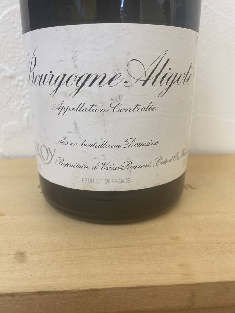ルロワ LEROY ブルゴーニュ アリゴテ Bourgogne Aligote 2004 750ml