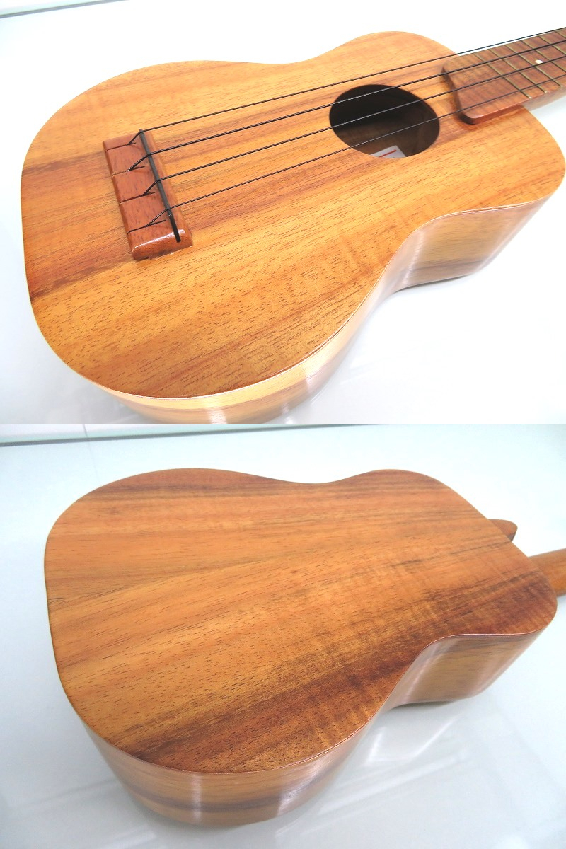 【管理G384】KAMAKA UKULELE　カマカ　ウクレレ　ホワイトラベル　ハードケース付き ホワイトラベル Kamaka カマカ 8弦 Vintage ホワイト