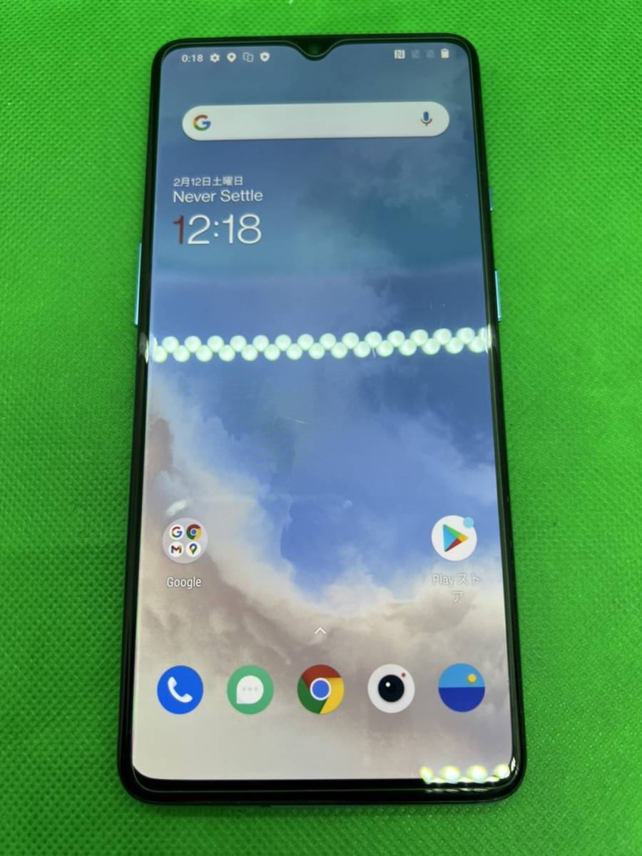 SIMフリー OnePlus 7T 8GB RAM 256GB ROM ブルー デュアルSIM ワン