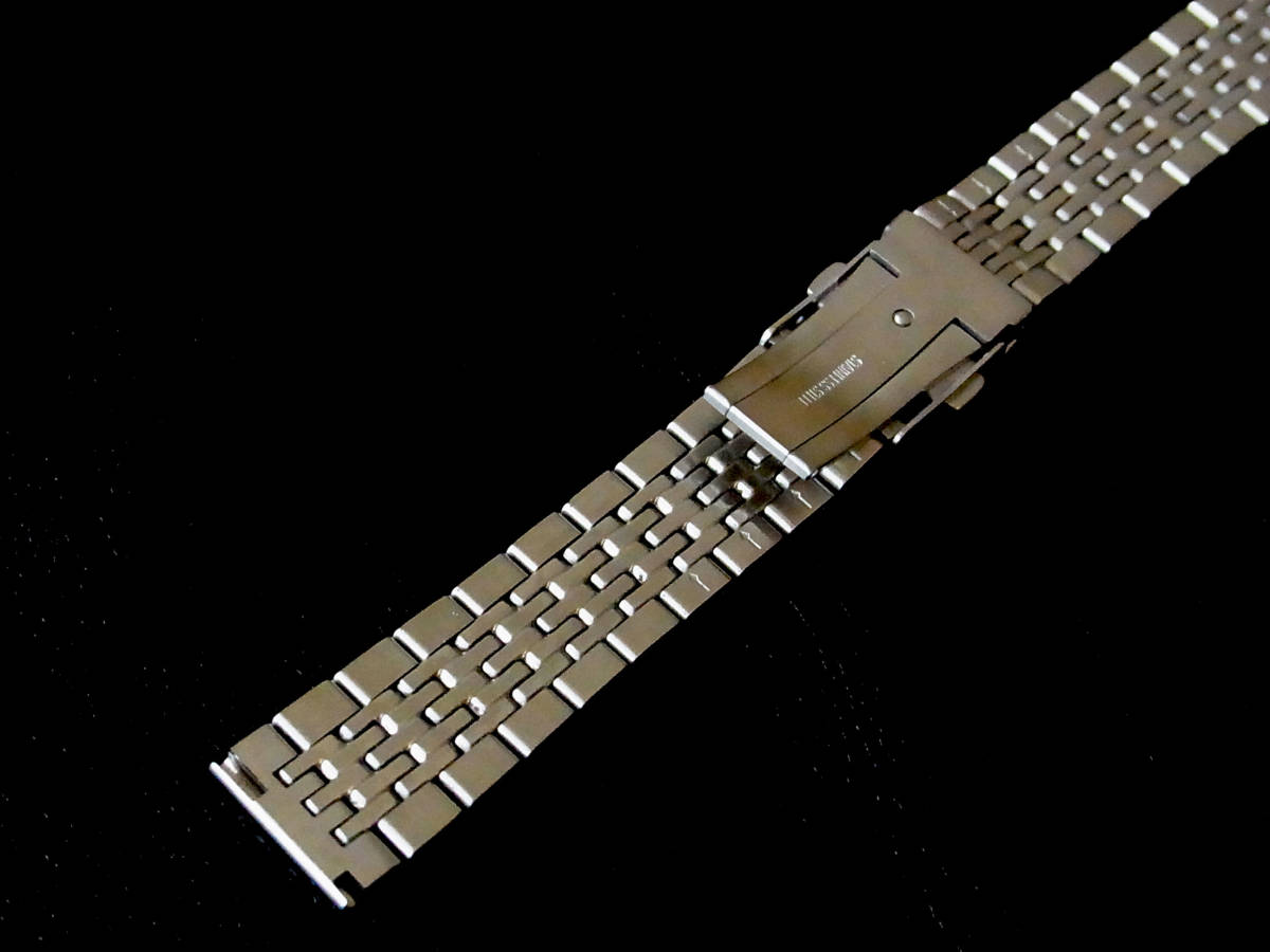 ライスブレス 無垢20mm バタフライバックル 腕時計ブレスレット