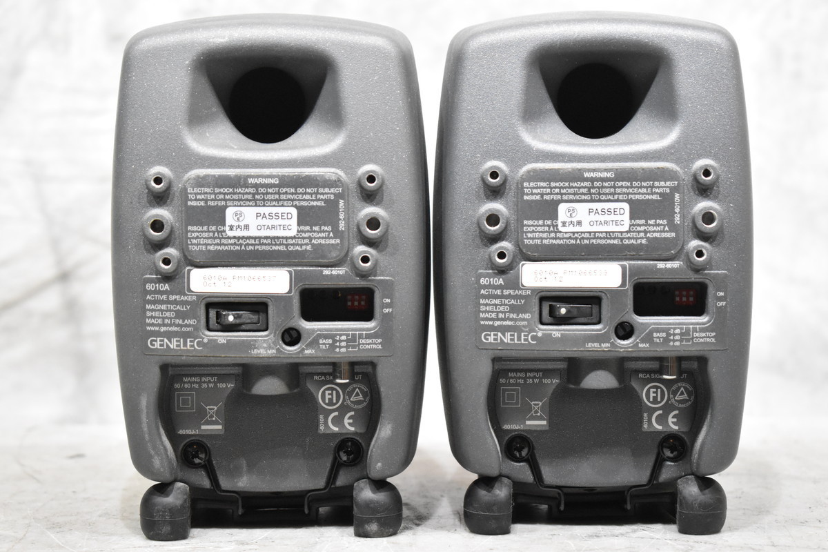 GENELEC 6010A ペア ジャンク GENELEC 6010A モニター スピーカー ペア【ジャンク品】 【公式通販】