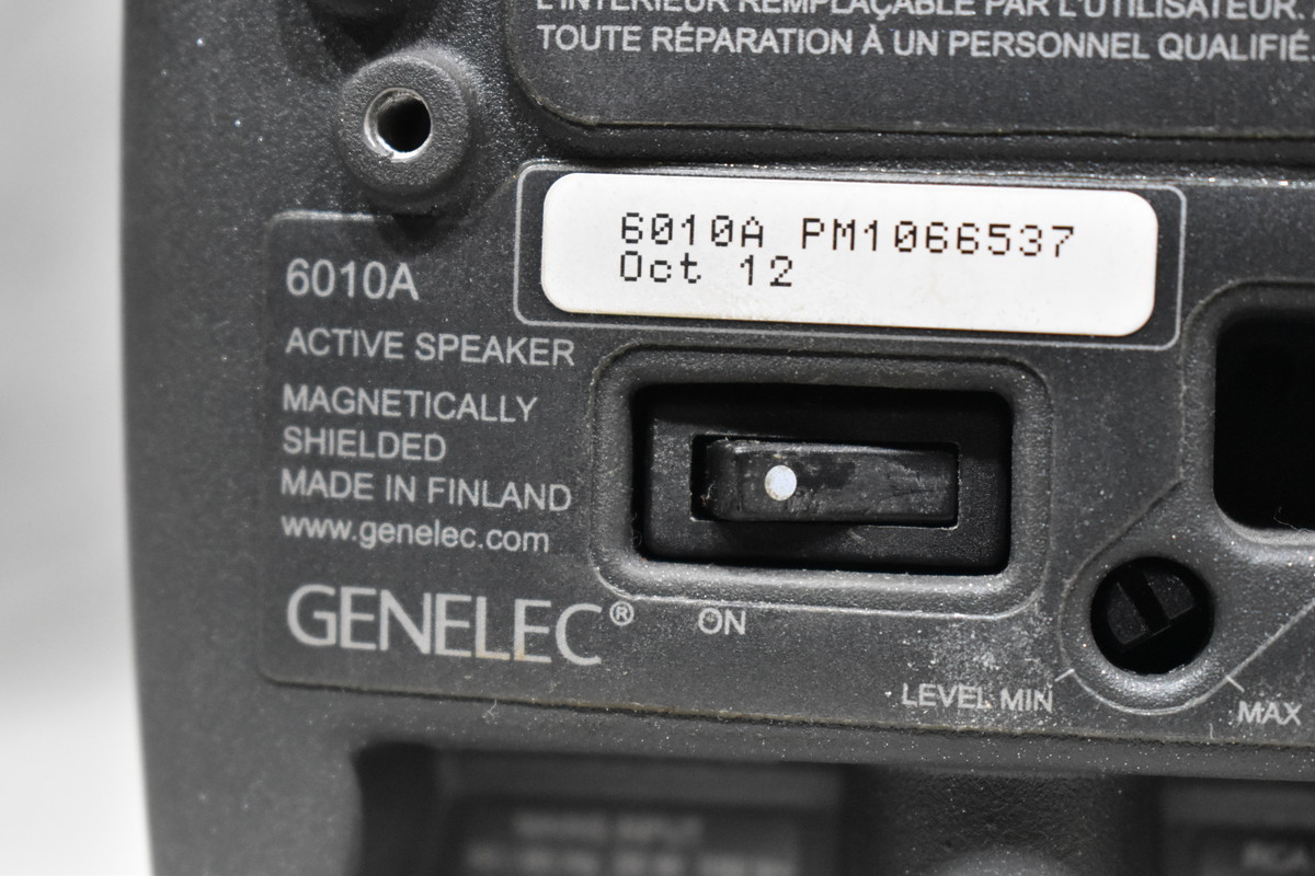 GENELEC 6010A モニター スピーカー ペア【ジャンク品】 【公式通販】