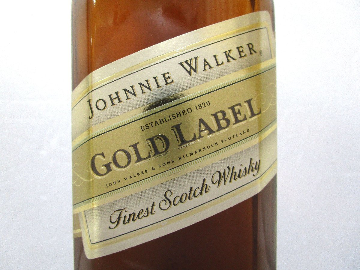 古酒 未開栓 Johnny Walker ジョニーウォーカー GOLD LABEL ゴールド
