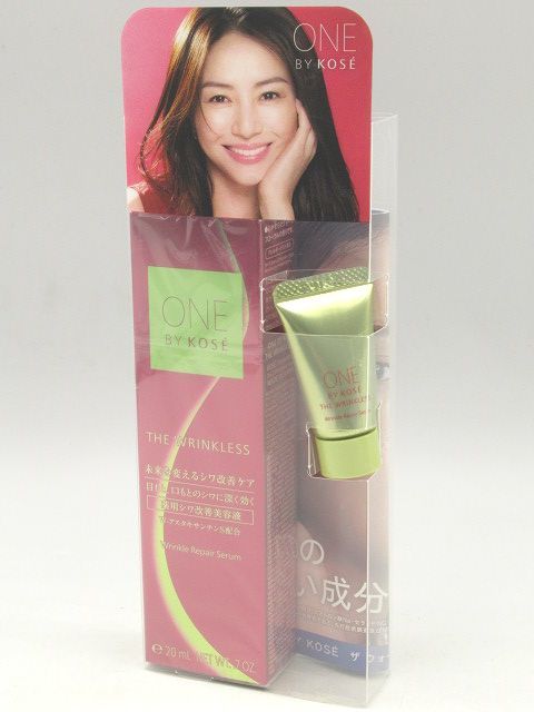 ◆未開封 ONE BY KOSE ワンバイコーセー ザ リンクレス S 薬用シワ改善美容液 医薬部外品 20g W-アスタキサンチンS配合 ミニサイズ付き◆