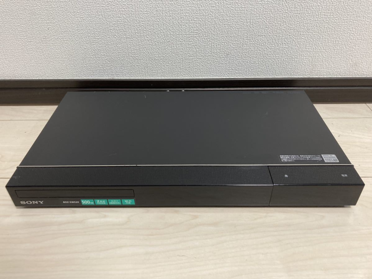 SONY ブルーレイレコーダー BDZ-EW520 外付けHDD対応