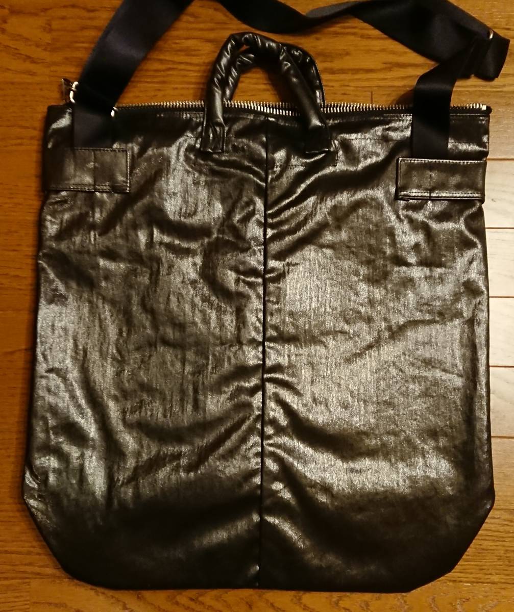 【人気，お得】 PORTER ポーター ヘルメットバッグ ショルダーバッグ ブラック シャインシリーズ パールメタリック仕上げ 販売終了品 長期保管品(ショルダーバッグ)｜売買されたオークション情報、yahooの商 かばん、バッグ