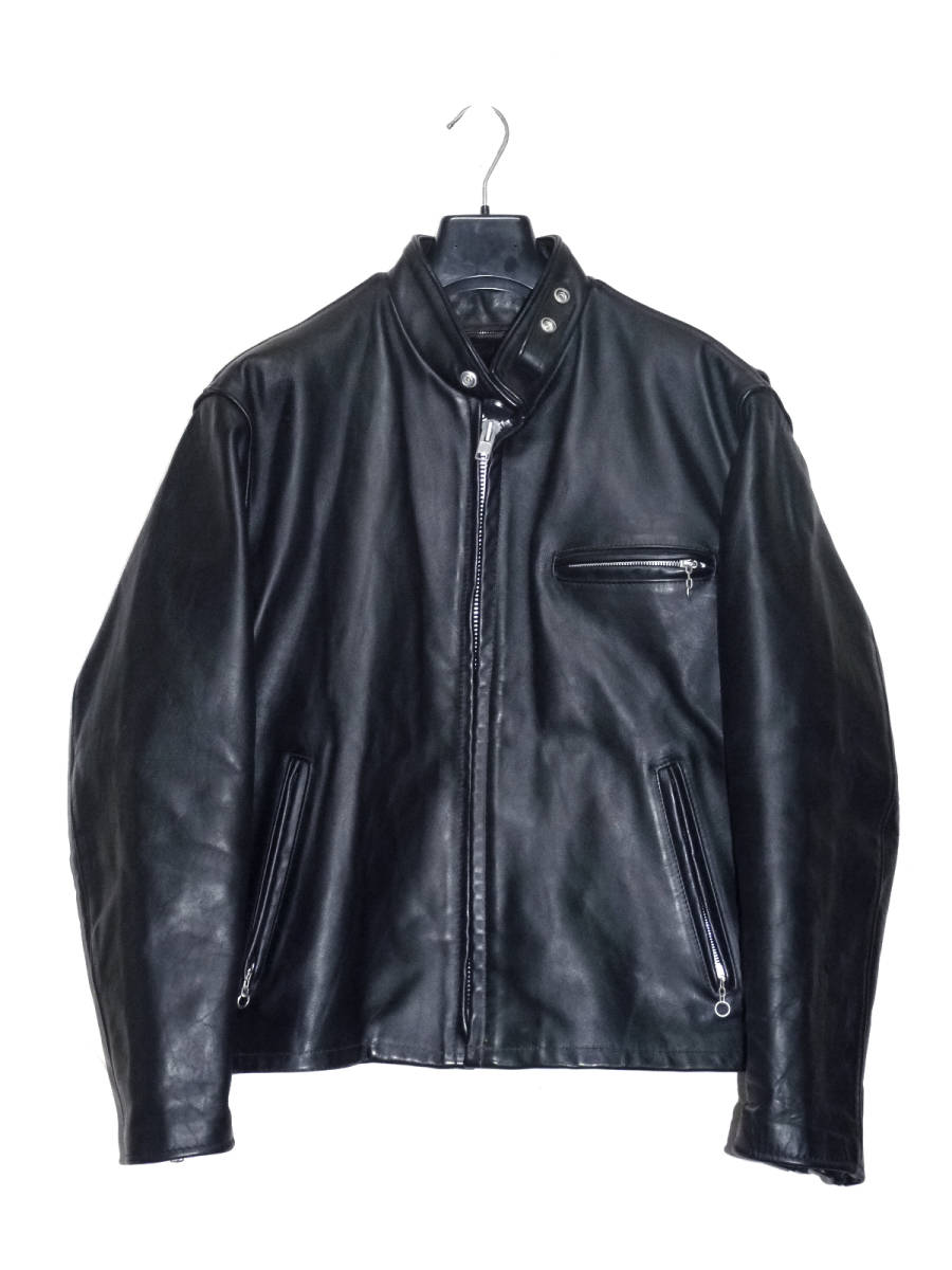 美品 Schott ショット 641 ボアライナー付 シングルライダース