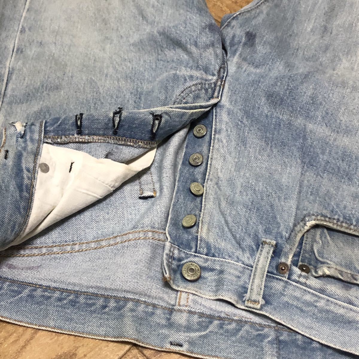 Levis 501 66後期 赤耳 カットオフ デニム ショーツ W31 ビンテージ