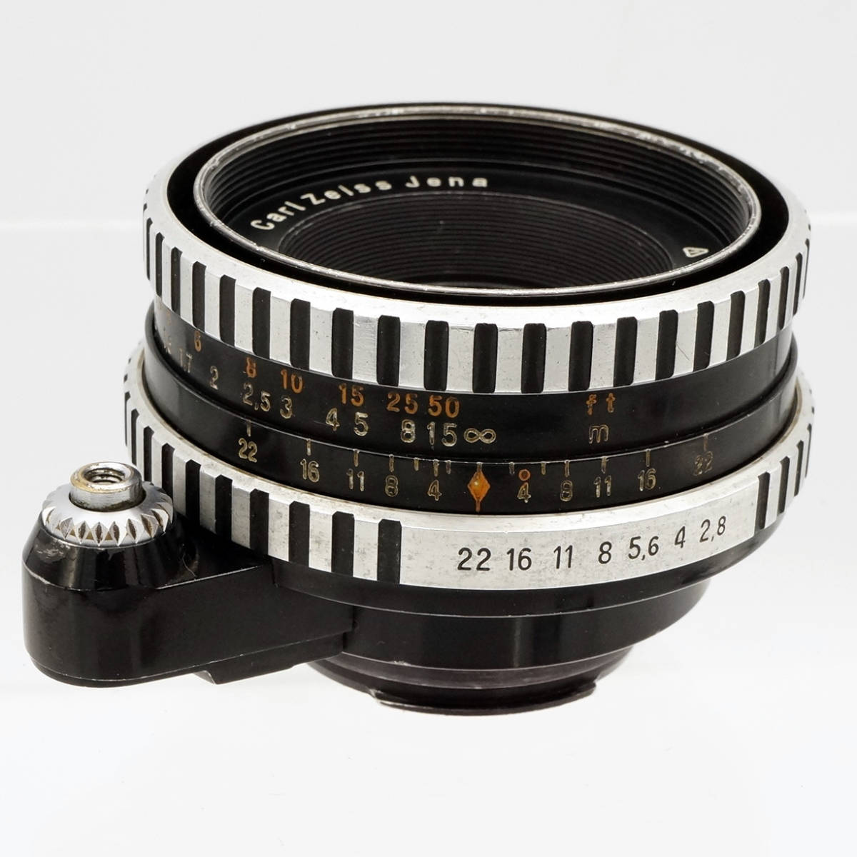 1円売切り☆Carl Zeiss Jena Tessar 50mm F2.8 ゼブラ EXAKTA マウント 