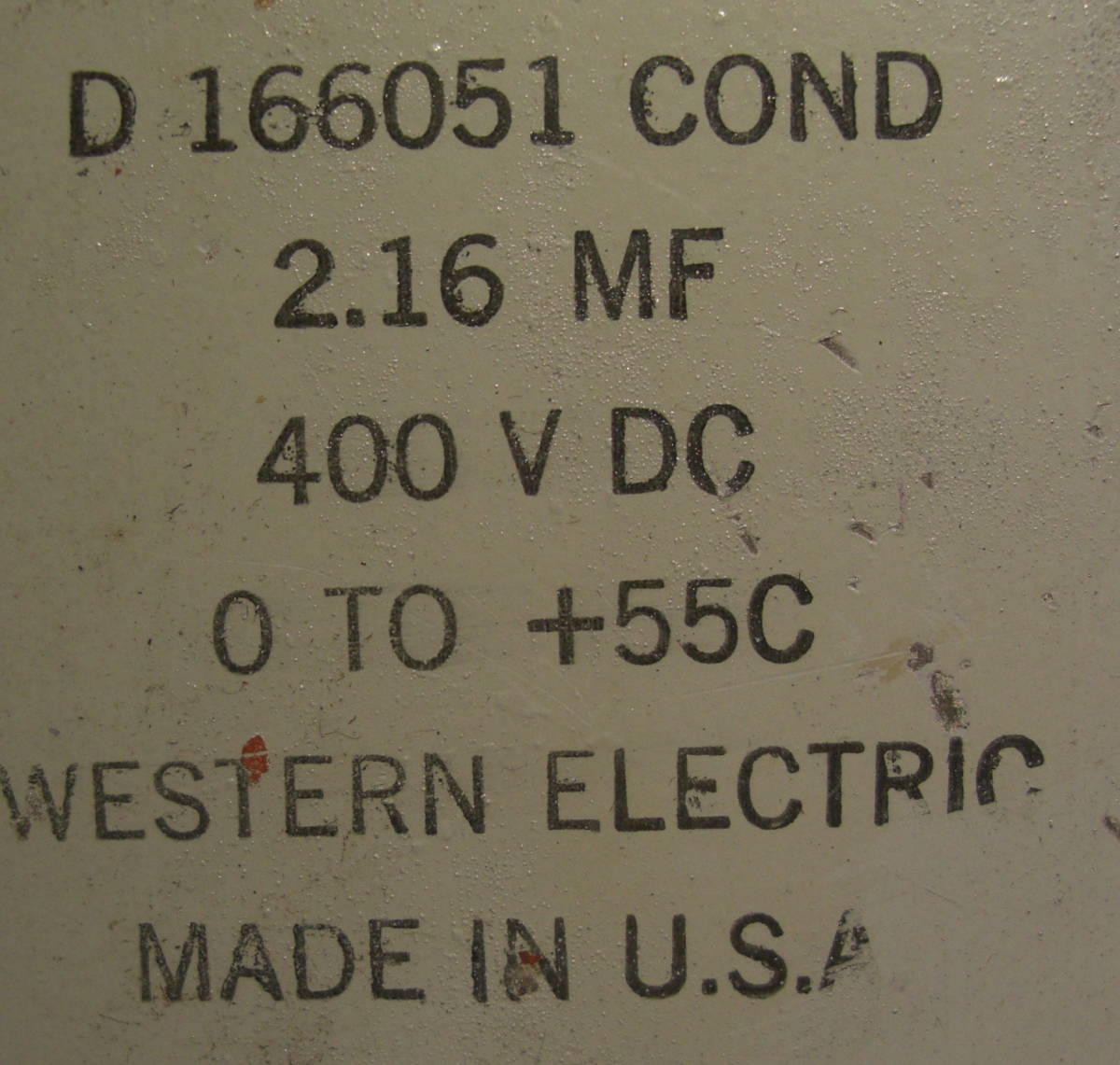 WesternElectric/D166051::2.16MFDオイルコンデンサ2個ビンテージ品R040420 Western Electric D166051 F 2.16M westernelectric