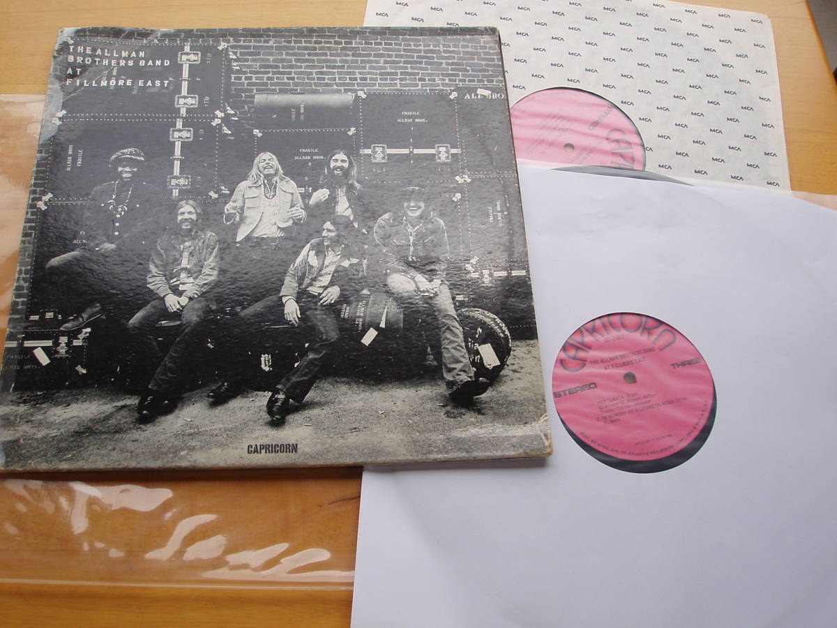 人気SALE，お得 ALLMAN BROTHERS BAND/At fillmore east US Orig 初回PINK label PRプレス マトオールC プロモ同等 難あり(その他)｜売買されたオークション情報、yahooの商品情報をアーカイブ公開 - オークファン A