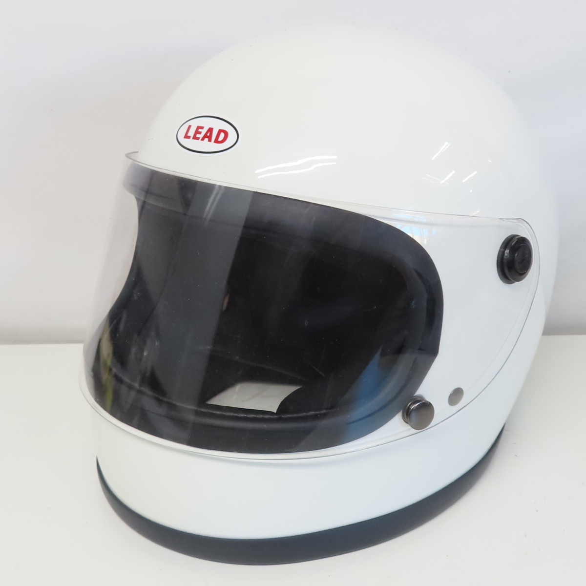 LEAD リード工業 RX-200R ホワイト ビンテージフルフェイス 族ヘル