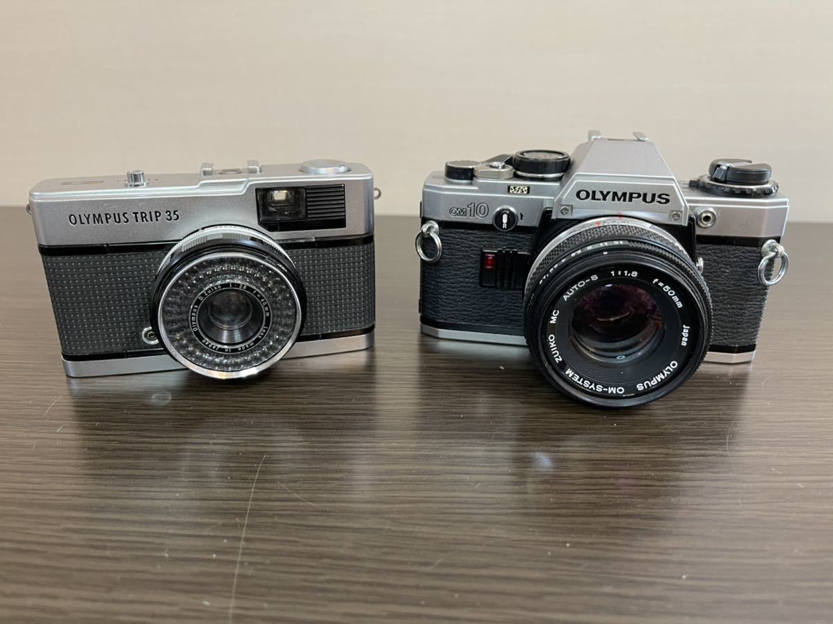 ジャンク OLYMPUS フィルムカメラ OM10・TRIP35 動作未確認 【公式通販】