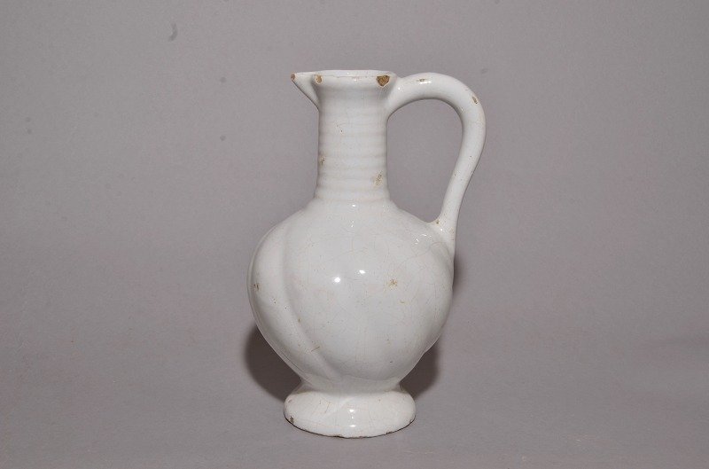 セール，正規品 独ファイアンス手付瓶(1700年 - 1800年)｜売買されたオークション情報、yahooの商品情報をアーカイブ公開 - オークファン 骨董陶磁器一般