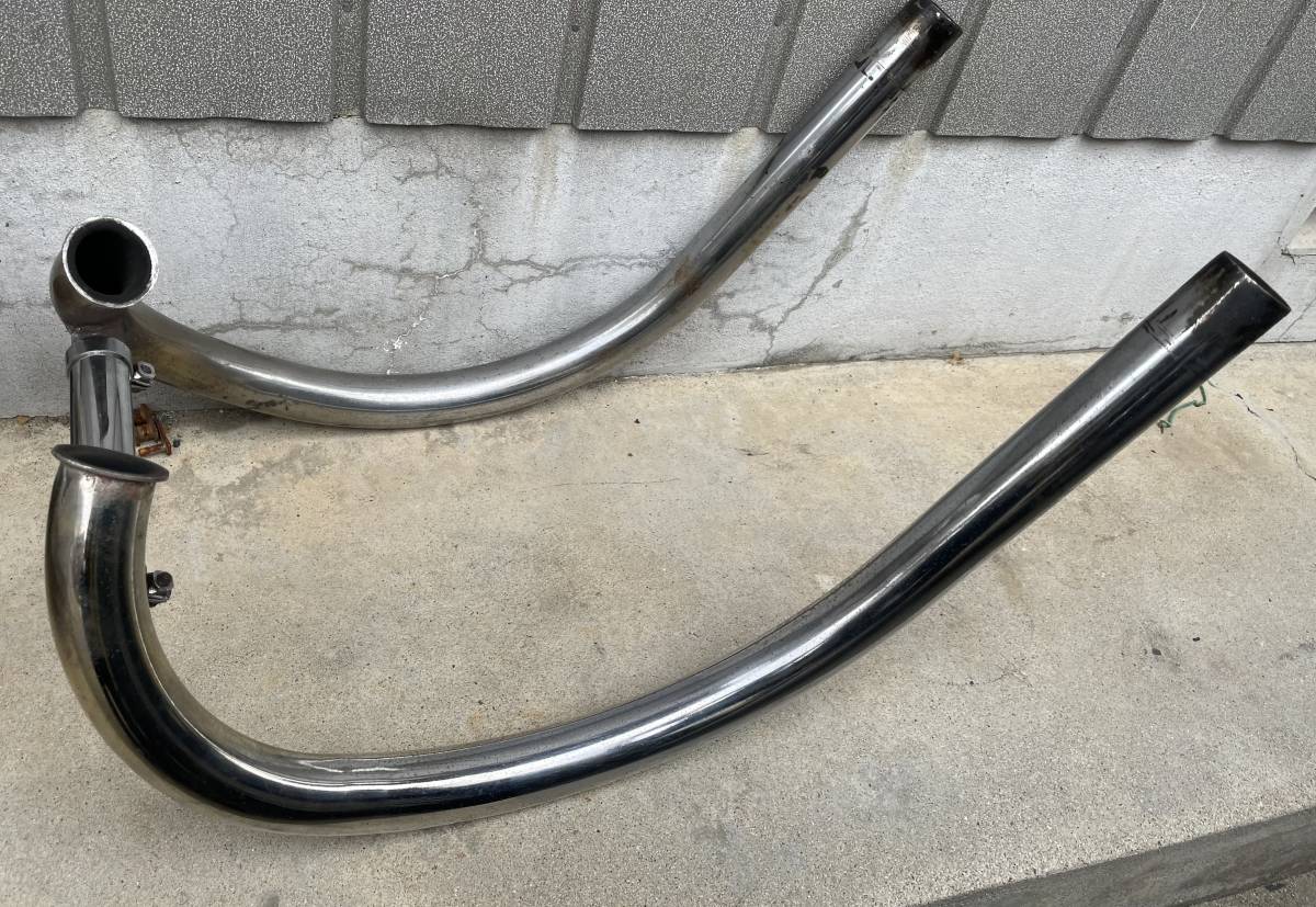 カワサキ W3 650RS ダブ3 エキパイ エキゾーストパイプ マフラー W1S 