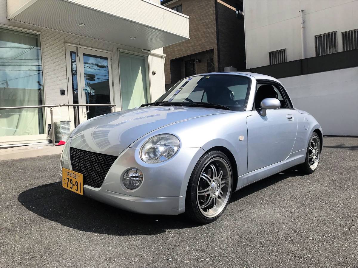 個人出品 コペン アクティブトップ 美車シルバー ノーマル仕様AT 機関 