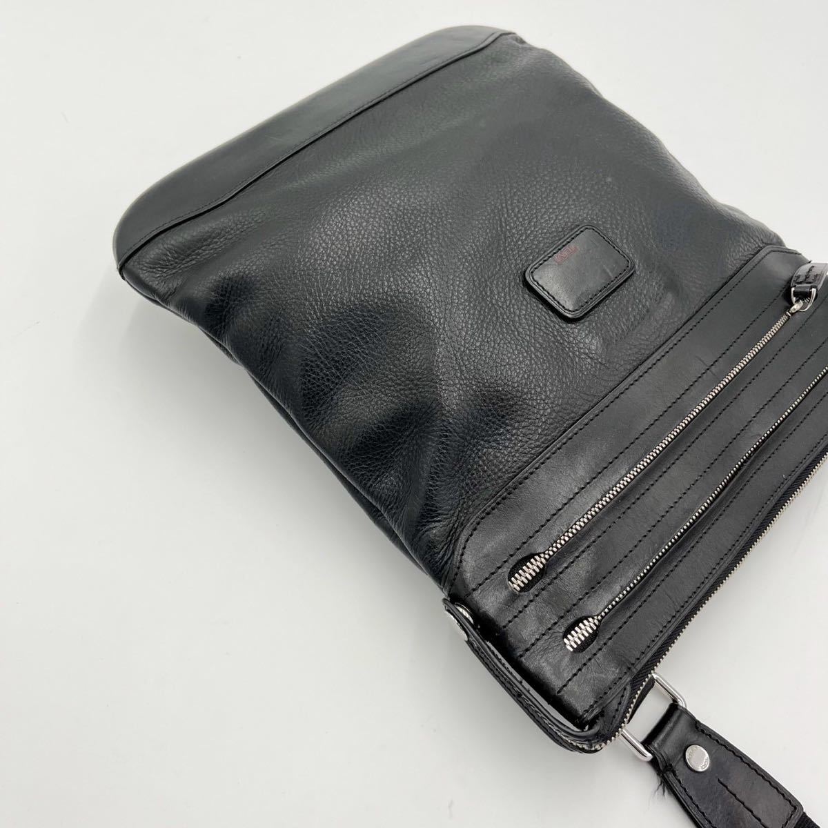 1円【美品・希少】TUMI トゥミ メンズ 94105D ショルダーバッグ クロス 
