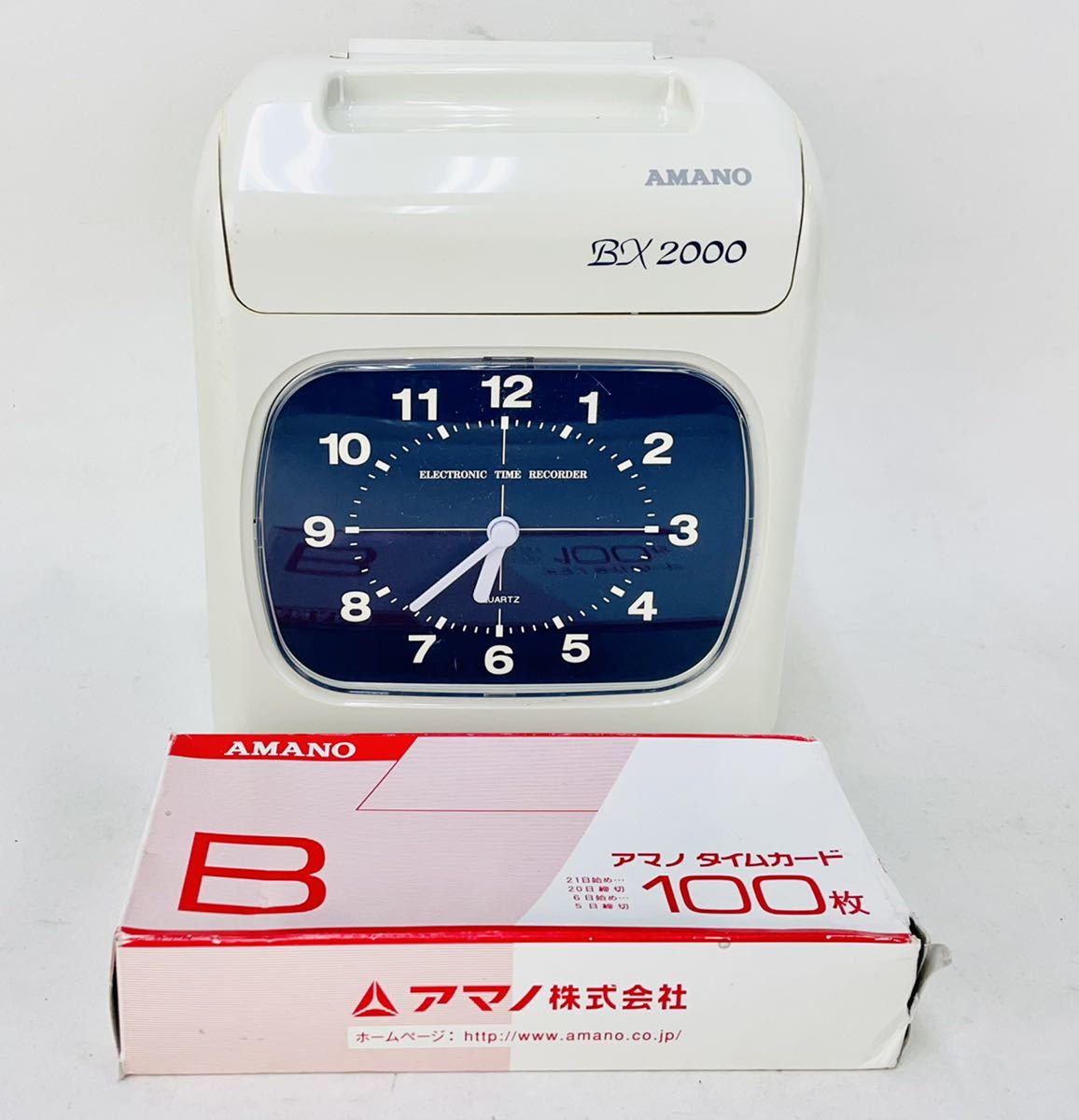 タイムレコーダー AMANO BX2000 事務、店舗用品 タイムカード、レコーダー