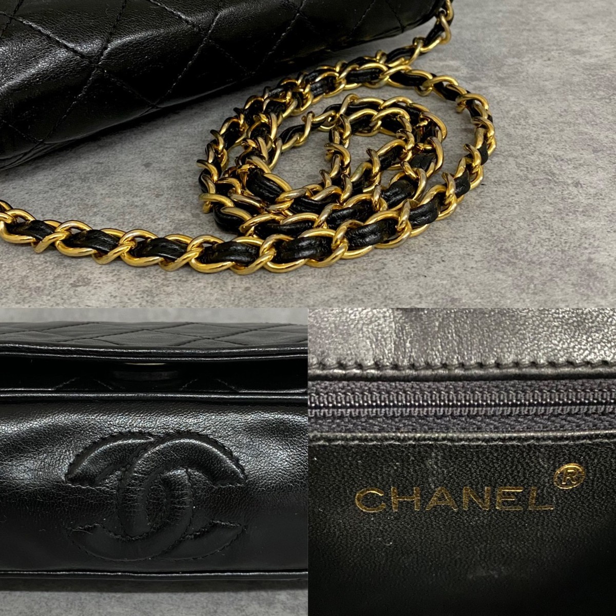 1円 美品 シール有 0番台 CHANEL シャネル ココマーク ロゴ マトラッセ 